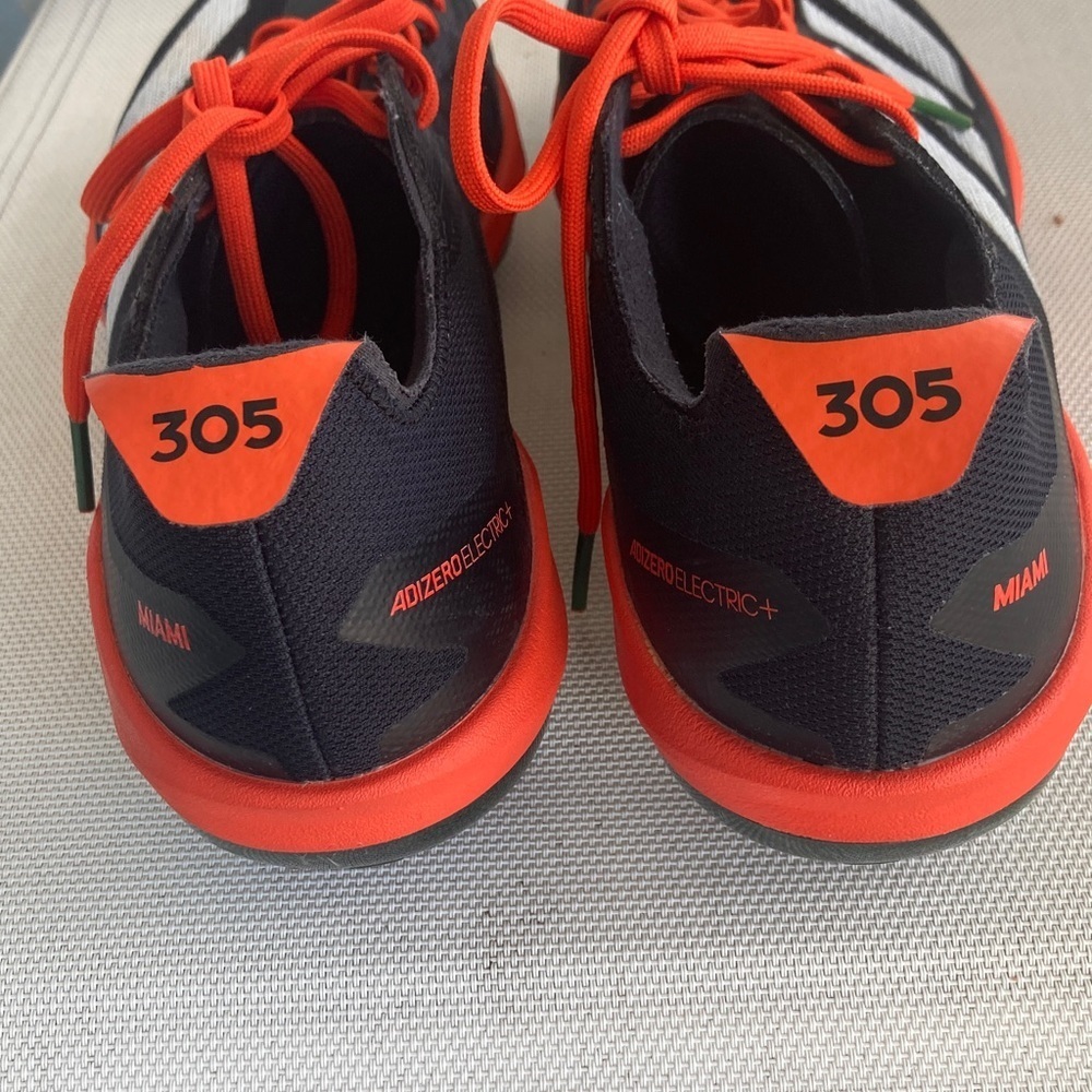 Adidas Black and Orange Athletic Shoes - Picture 6 of 8